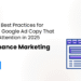 10 Proven Best Practices for Meta and Google Ad Copy That Capture Attention in 2025