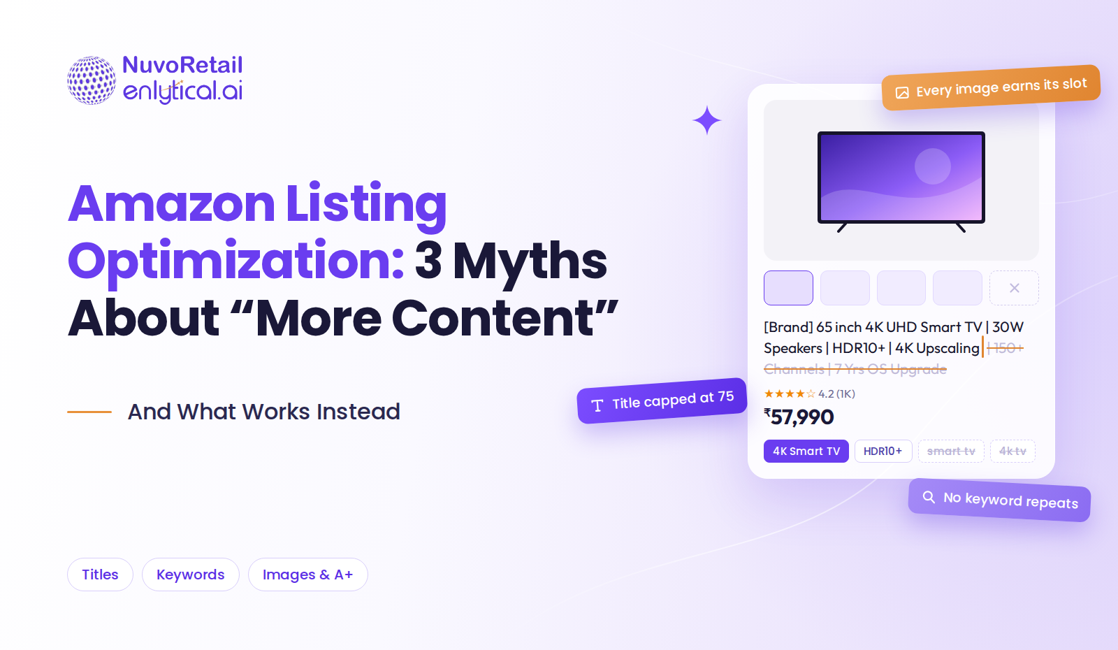 Amazon Listing Optimization: 3 Myths About “More Content” (and What Works Instead)